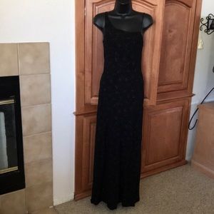 Byer Too! Black Glitter Faux One Shoulder Dress